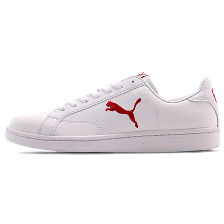 PUMA Smash Cat L White/Red Men s 362945-01 EU 35.5