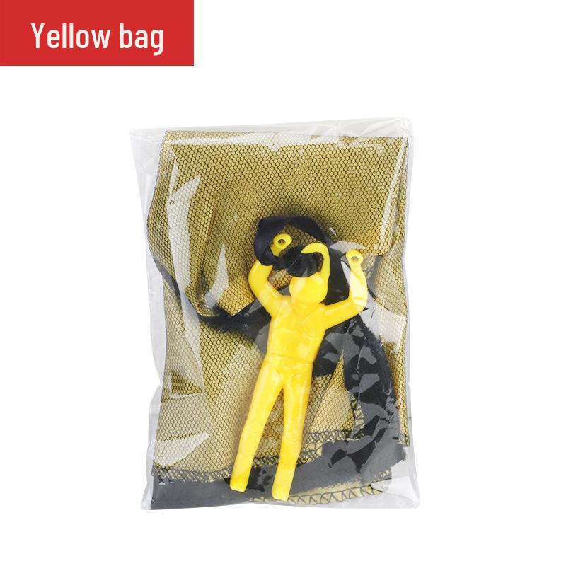 Children's Hand-Thrown Parachute Soldier Toy with Customizable Patterns