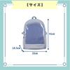 Ita Bag Toy with Clear Transparent Backpack for Fandom Activities [ideastore] (Plush Compatible) Window, (Pink)