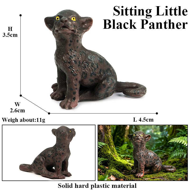 Oenux Animale Sălbatice Africane Simulare Ghepard Sălbatic Leopard de Zăpadă Jaguar Figurină de Acțiune Figurine Model PVC Educativ Jucării pentru Copii