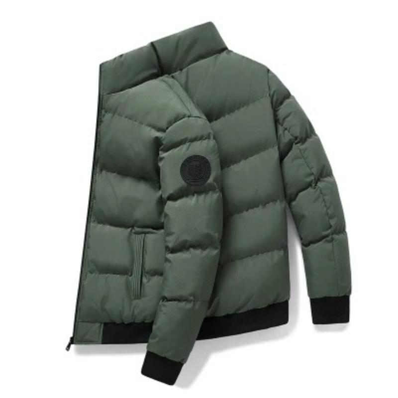 Men's Cotton-padded Jacket Autumn and Winter New Cotton-padded Jacket Trendy Brand Thickened Cotton-padded Jacket Large Size Jacket Men