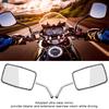 2ks Motocykl Street Modifikovaná zpětná zrcátka Zpětná zpětná zrcátka