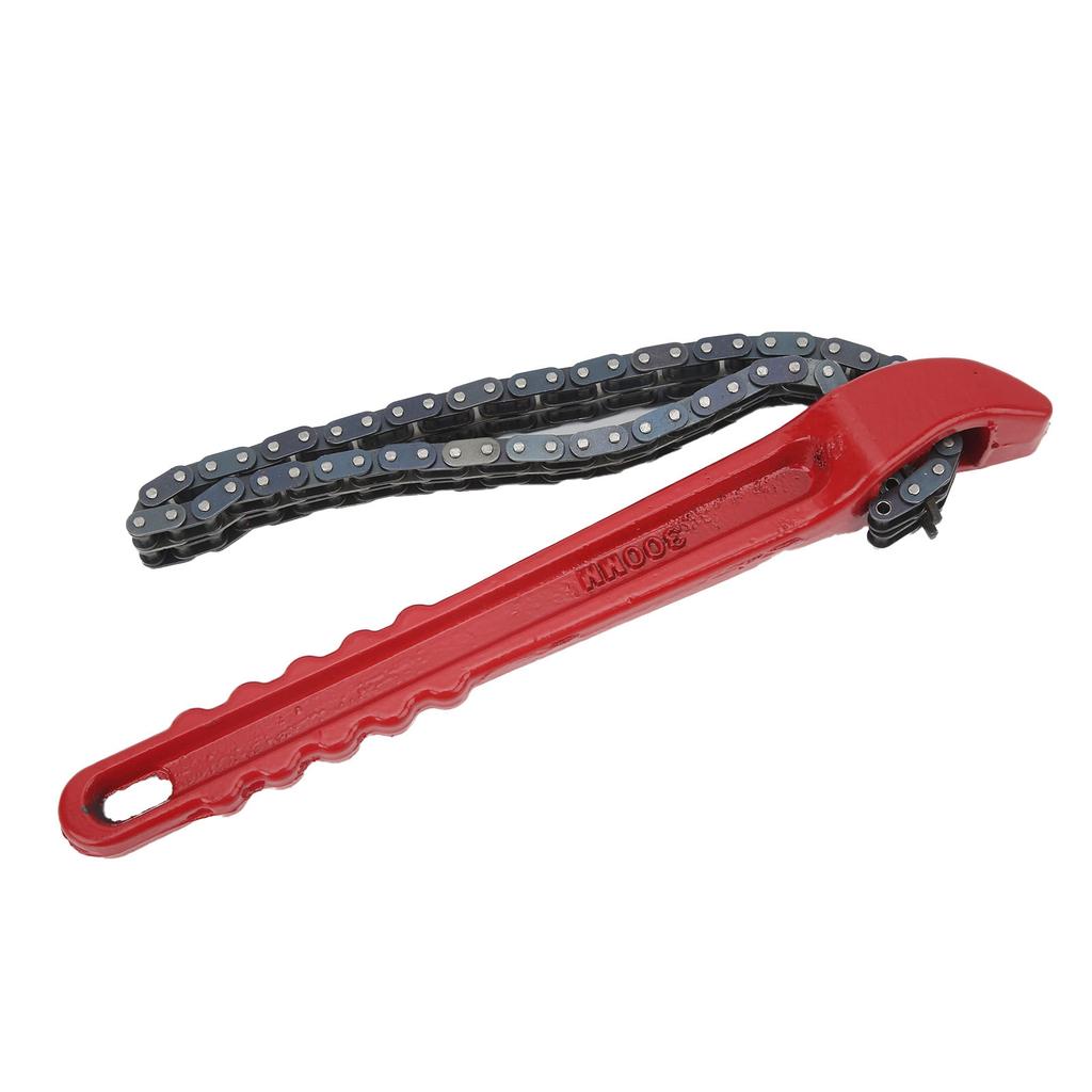 Cheie tip lanț pentru filtru de ulei Metal Universal Potrivire Cheie cu lanț cu clichet pentru îndepărtarea filtrului de ulei