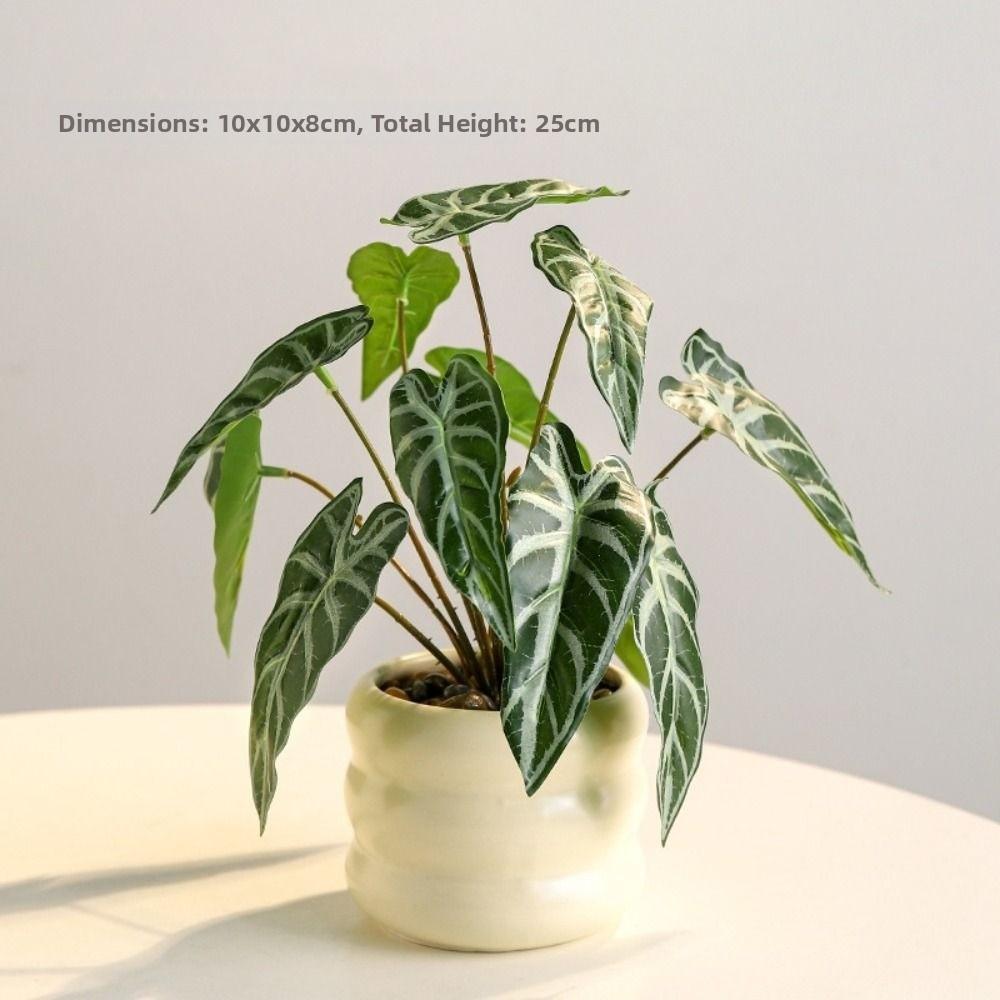 Evergreen Artificial Plants Bonsai Elegant Artificial Fern Leaves  Home Garden