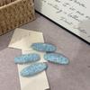 French Woolen Hair Clip for Women: Flyaway Side BB Clip Hairpin Accessories