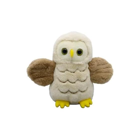 Take Off Patapata Owl S Plush Toy, Beige, with Music Box