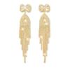 Fashion Retro Light Luxury Diamond Earrings Women'S Personality Temperament Super Shiny Long Fringed Earrings