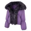 OFTBUY Winter Jacket Women Big Real Fox Raccoon Fur Collar Natural Warm Duck Down Coat Short Outerwear Streetwear Loose Casual