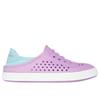 Skechers Kids Foamies Breezy Steps Comfortable Fashionable Versatile Simple Non-Slip Shock Absorbing Low-Top Sandals Kids sandals Purple 308201L-LVAQ