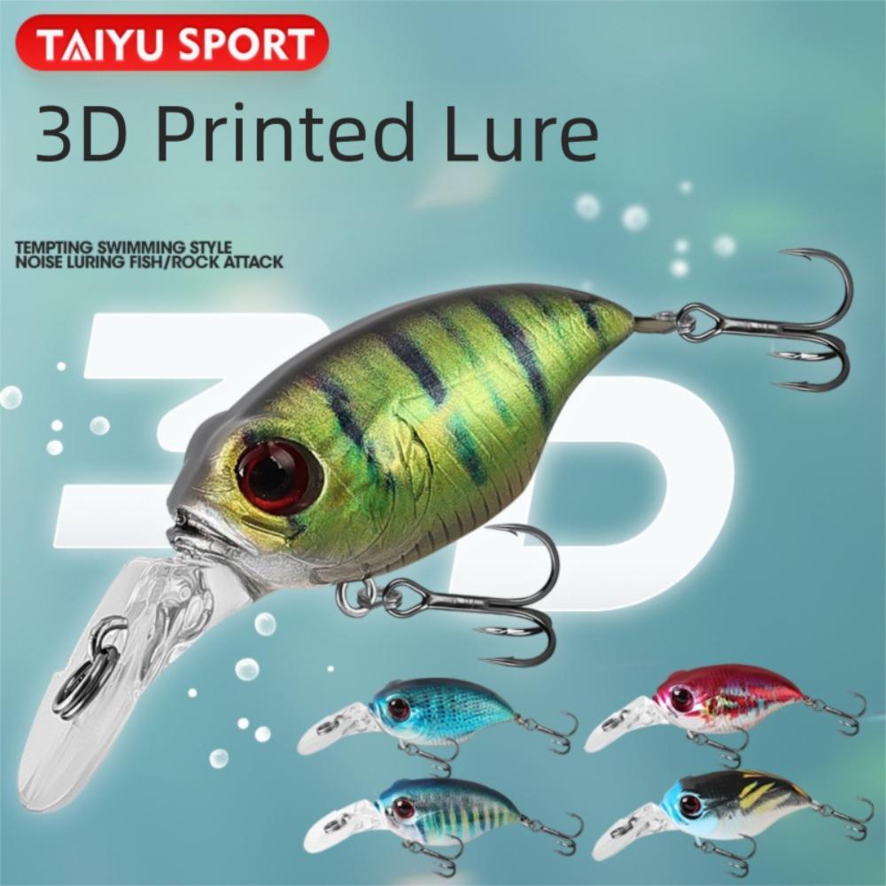 Professional Plastic Fishing Lure 5 Colors 3D Printed Floating Minnow Baits 5.8cm 6g Artificial Lures Fishing