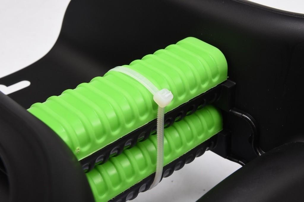 Plastic headbands 150x2.5 100 pcs black 73893 VOREL