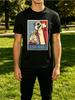 Herren T-Shirt Calvin und Hobbes Retro Cartoon Print Baumwolle Kurzarm Männlich Streetwear Sommer Täglich