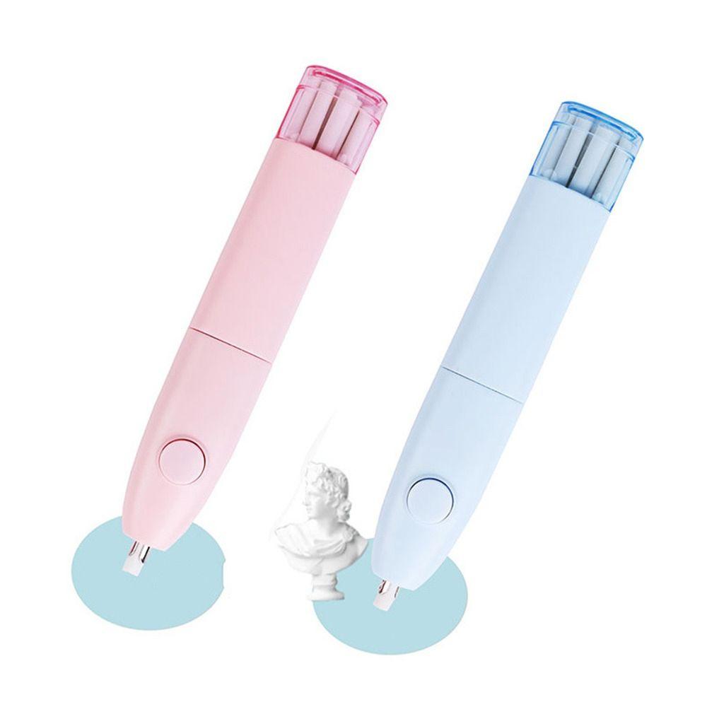 Refill Erasers Electric Eraser Multicolor Stationery For Sketch Writing Drawing