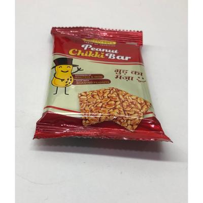 RSINC Peanut Chikki Bar Delicious, Crunchy, Sweet Snacks Approx 40 Gm Pack 10 ( 400gm )