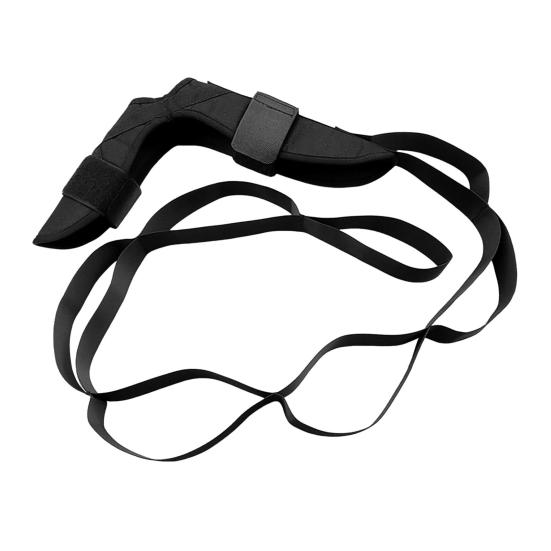 Yoga Stretching Strap with Loop Adjustable Foot Calf Stretcher Band Men Women