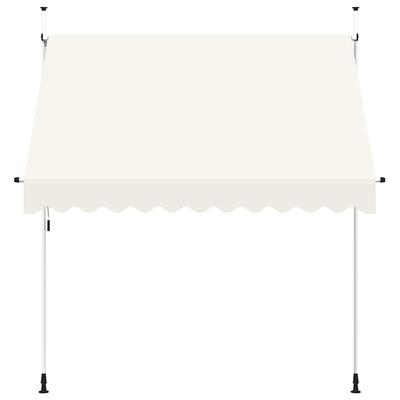 Manual Retractable Awning 250 Cm Cream White
