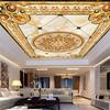 3d Wallpaper Classical European Style Ceiling Wall Mural Living Room Bedroom European Decoration Ceiling Mural