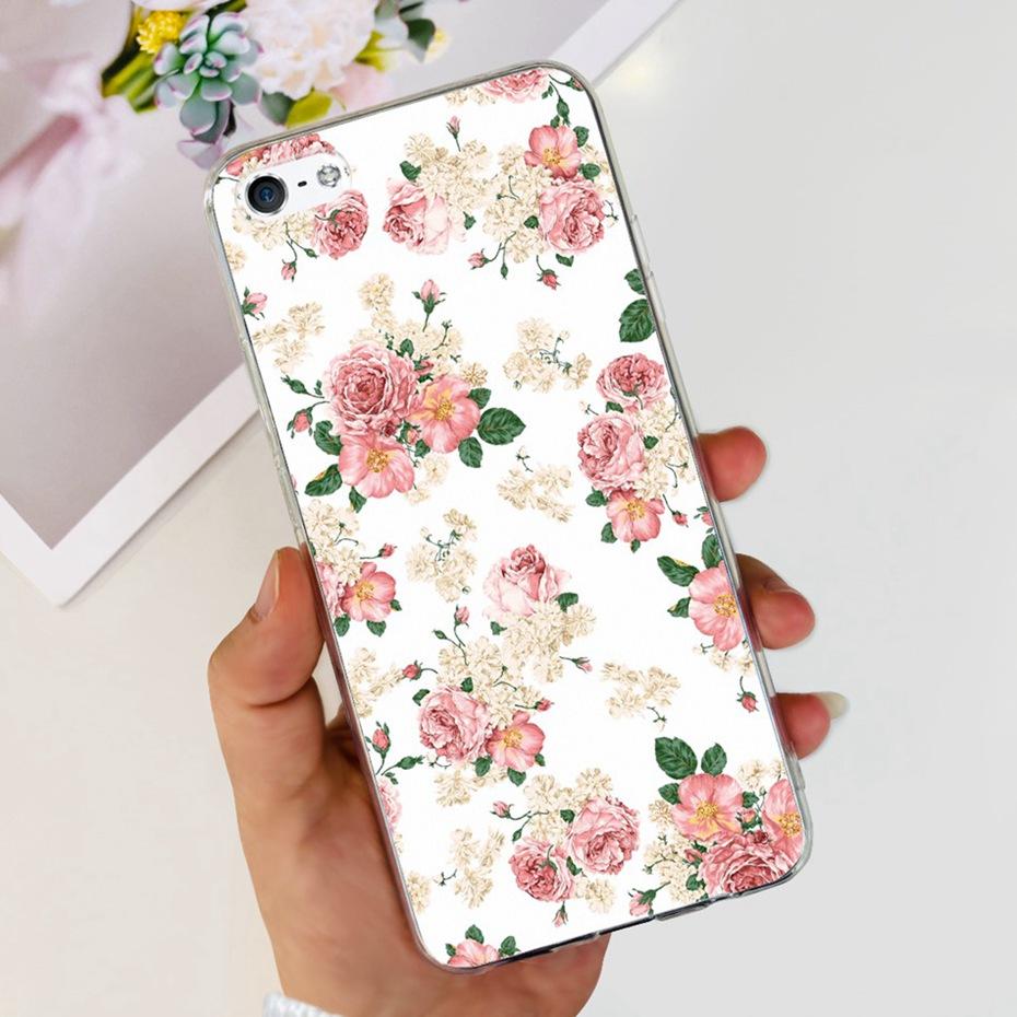 Lovely Printing Phone Case For iPhone 5 5s SE (2016) Soft Silicone TPU Back Cover For iPhone SE 2016 iPhone5 iPhone5s 4.0"