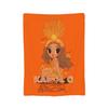 Karol G Tropicoqueta Album Blanket Coral Fleece Plush Printed   Multifunction Warm Throw Blankets for Bedding Car Quilt