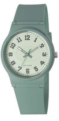 Citizen and Viridian Analog Champion Watch with Urethane Water Resistant To 10 ATM Q&Q VP49A-009VK Men's Women's Band,