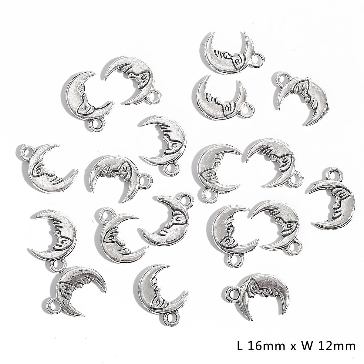 

Несколько стилей, модные аксессуары из сплава серебра для изготовления ювелирных изделий, ожерелье, браслет, серьги «сделай сам» 12*16mm 20pcs серебряный