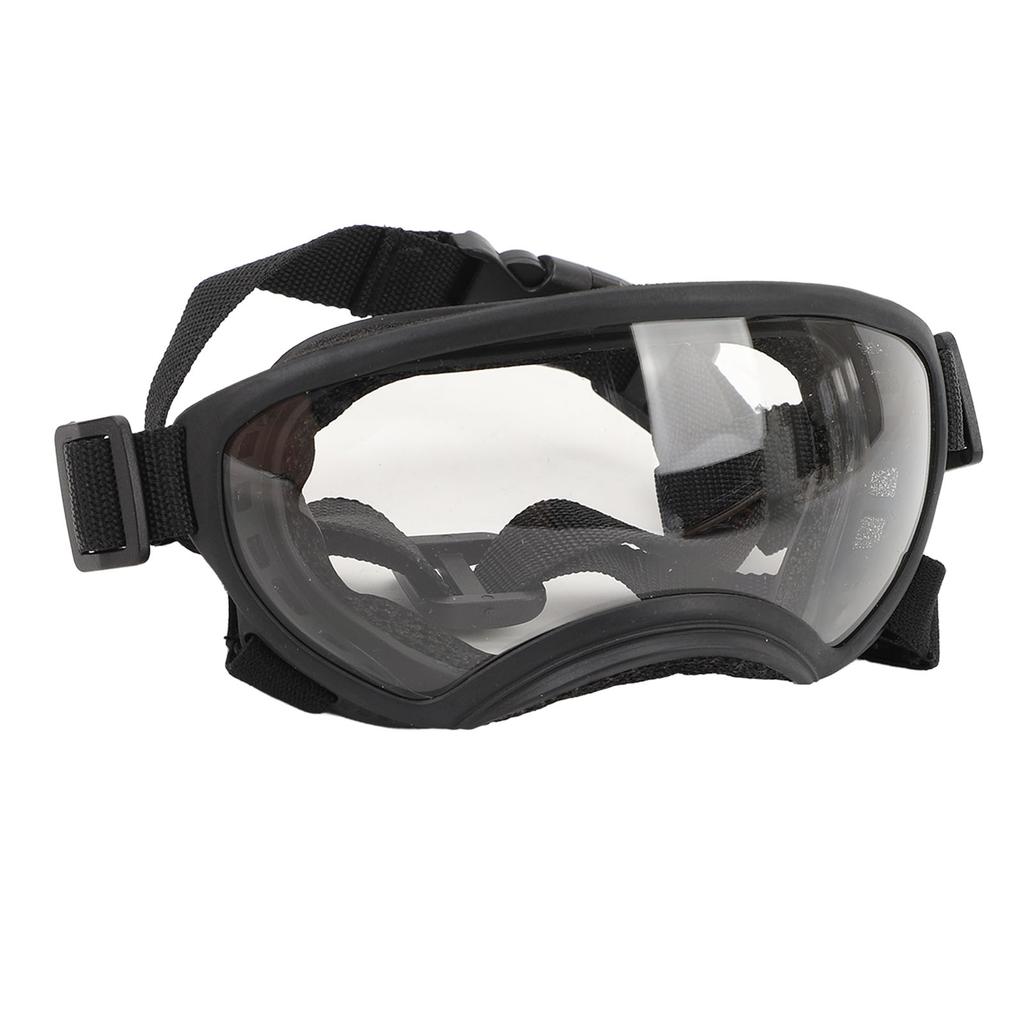 Dog Sunglasses Windproof TPU Elastic Frame Anti UV Dog Protective Glasses for Pets Transparent Lens