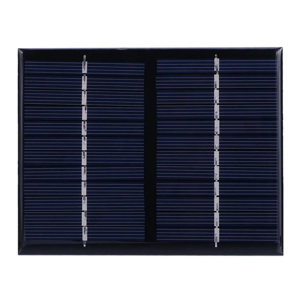 3/5W 5/12V Small Solar Cell with Cable Solar Panel DIY Polysilicon Solar Epoxy Cell Charger for 9-12V Battery/Mobile Phone
