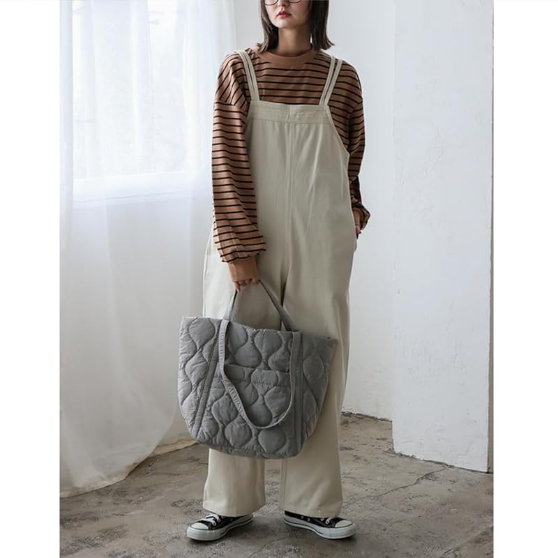 [VITAFELICE] Vita Felice quilted mothers bag ladies sib-80040z (gray)