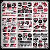 Car Stickers Styling Vinyl Graphics Stripes Car Door Front File Visor Window Decoration For Toyota sport GR Sport GT RAV4 Prius XM9