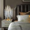 Elegant Crystal Table Lamp: French Art Deco Branch Design for Luxury Living and Dining Spaces