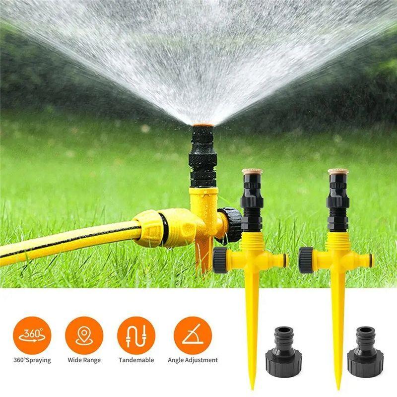 M-Modern-Garden Sprinkler 360° Rotating Irrigation Watering System Lawn Farm Greenhouse Plant Watering Sprinkler Head