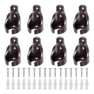 8Pcs Bungee Ball Receivers Brackets,Bungee Cord Replacement Parts for Exterior Outdoors Sun Shades,Roller Up Blinds