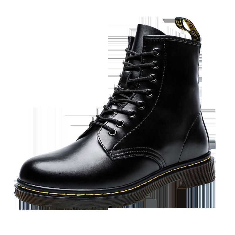 1460 Pánské kotníkové boty Martin Pár Pánské a dámské Černé Trend Trend Lokomotivní Pracovní obuv