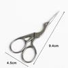Classic Stork Nail Art Crane Embroidery Cutters Scissors Shears Tailor Scissors Sewing Tool