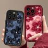 Diamond Floral Design Phone Case For iPhone 16 Pro Max 15 Pro 11 12 13 14 Plus 16E XS X XR 7 8 Plus SE 2020 Silicone Soft Cover