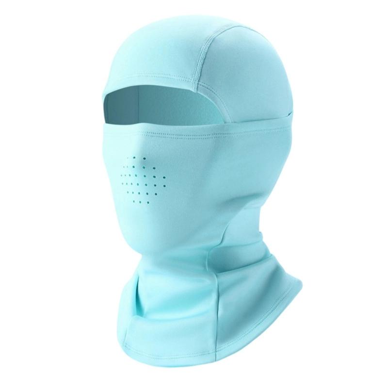 Outdoor Cycling Head Cover Ski Mask Hiking Scarves Windproof Fleece Balaclava Hat Full Face Mask Hooded Neck Warmer
