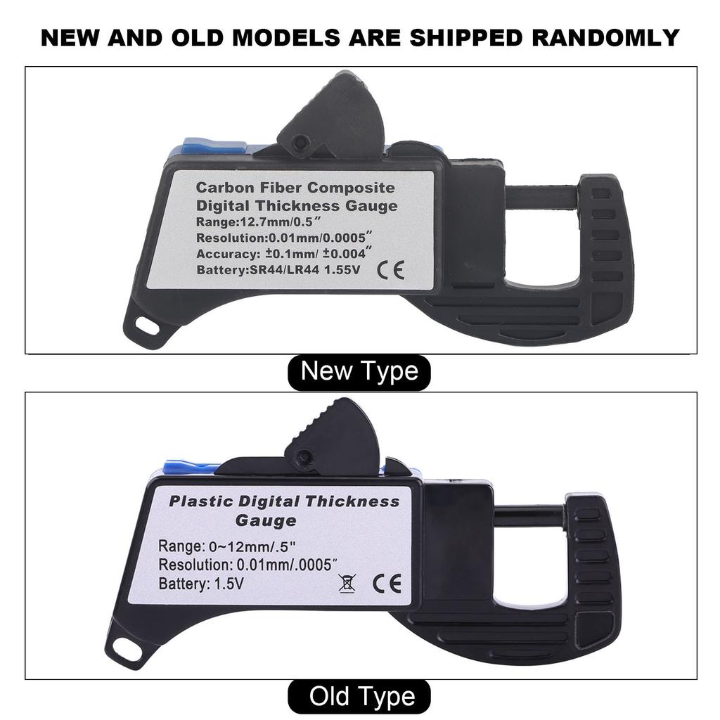 0‑12.7mm Thickness Gauge Caliper Meter Width Measure Tools Digital Display Thickness Gauge Thickness Measuring Tool