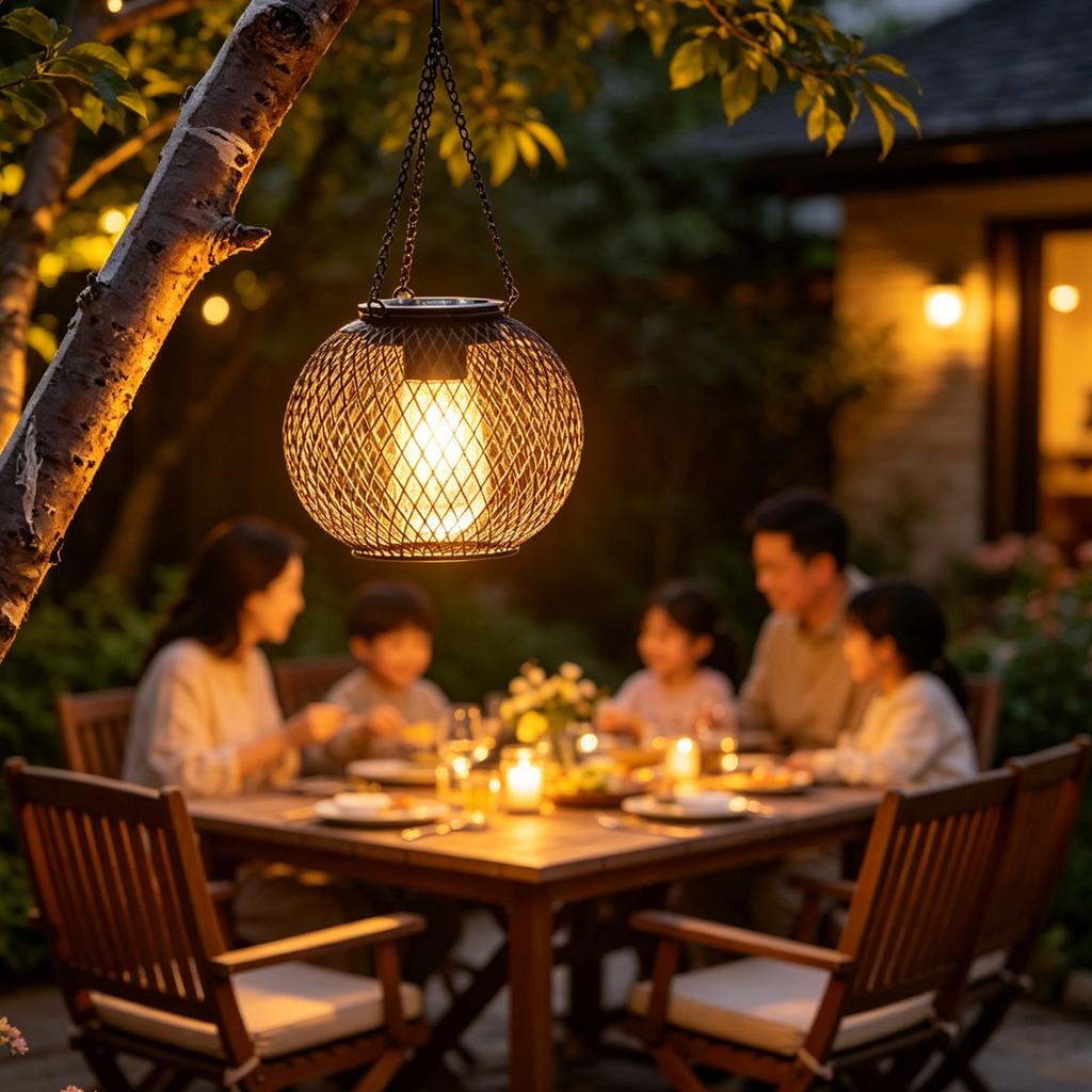 Outdoor Solar Lanterns Upgraded Decorative Hanging Lights Waterproof for the Garden Decorations