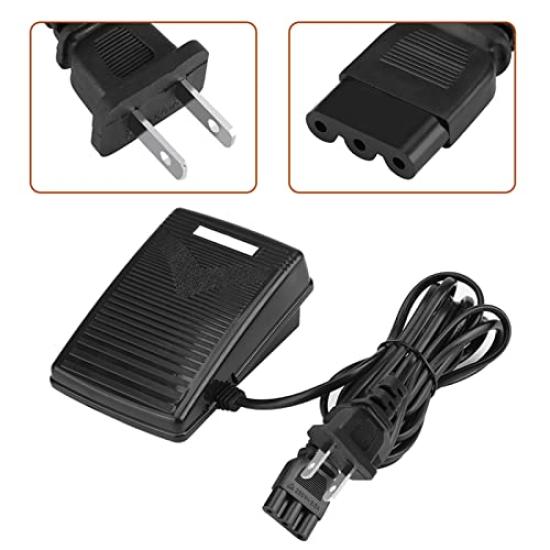 Foot control pedal for Janome JANOME 110V sewing machine Simple design and easy to use 2049, 2049, FY2301/2300, JH8330A/JH8190S, parts. (US110V).