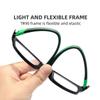 Fashion Trendy Men Sports Reading Glasses Unisex Vintage Ultralight TR90 Hyperopia Eyewear Women Retro Square HD Presbyopia Eyeglasses