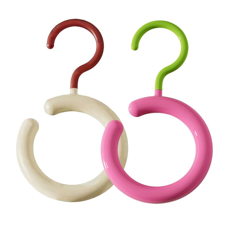 1PC Circles Ring Hat Hanger Storage Hook Baseball Cap Organizer Scarf Towel Tie Storage Holder For Closet Bedroom Saving Space