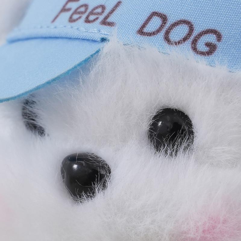 Soft Charming Plush Dog Doll Keychain Lovely Bag Charm For Kids And Adults