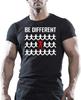 Be Different Funny Bodybuilding Gym Workout MMA Loose Training TShirt Summer Cotton Short Sleeve ONeck T Shirt New S3XL