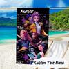 Custom Name KPop Cartoon Microfiber Beach Towel Super Soft & Absorbent for Bath, Beach, Travel  Bath Time Accessory, Fan gifts