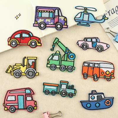 Original Embroidery Label Embroidery Sticker Cartoon Car Clothing Accessories Self-adhesive Patch Sticker Coat and Hat Badge Cloth Sticker