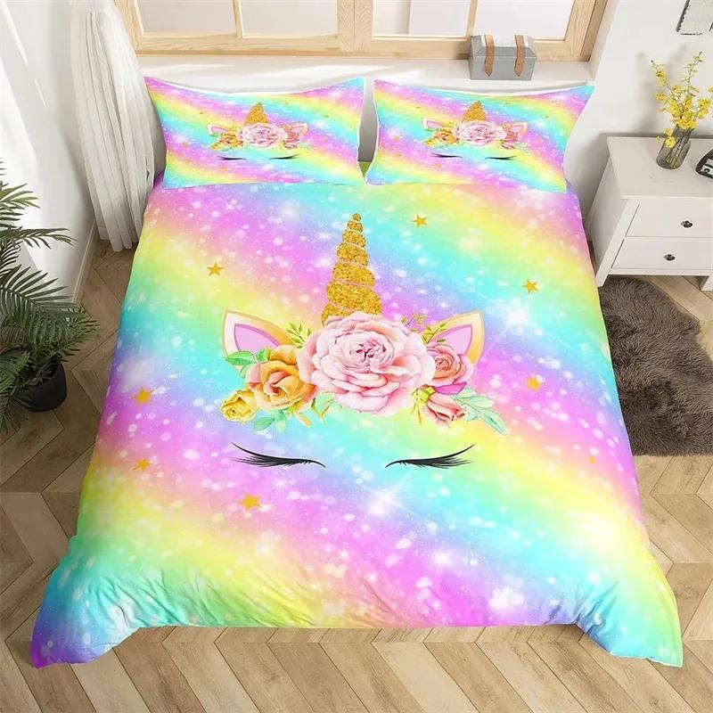 Pink Eyelash Duvet Cover Set Girls Women Eyelash Heart Printed Bedding Set Closed Eyes Pattern Design Comforter Cover Queen Size