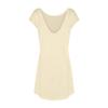 Women's Summer Casual Backless Cap Sleeve T Shirt Dress Round Neck Party Dresses