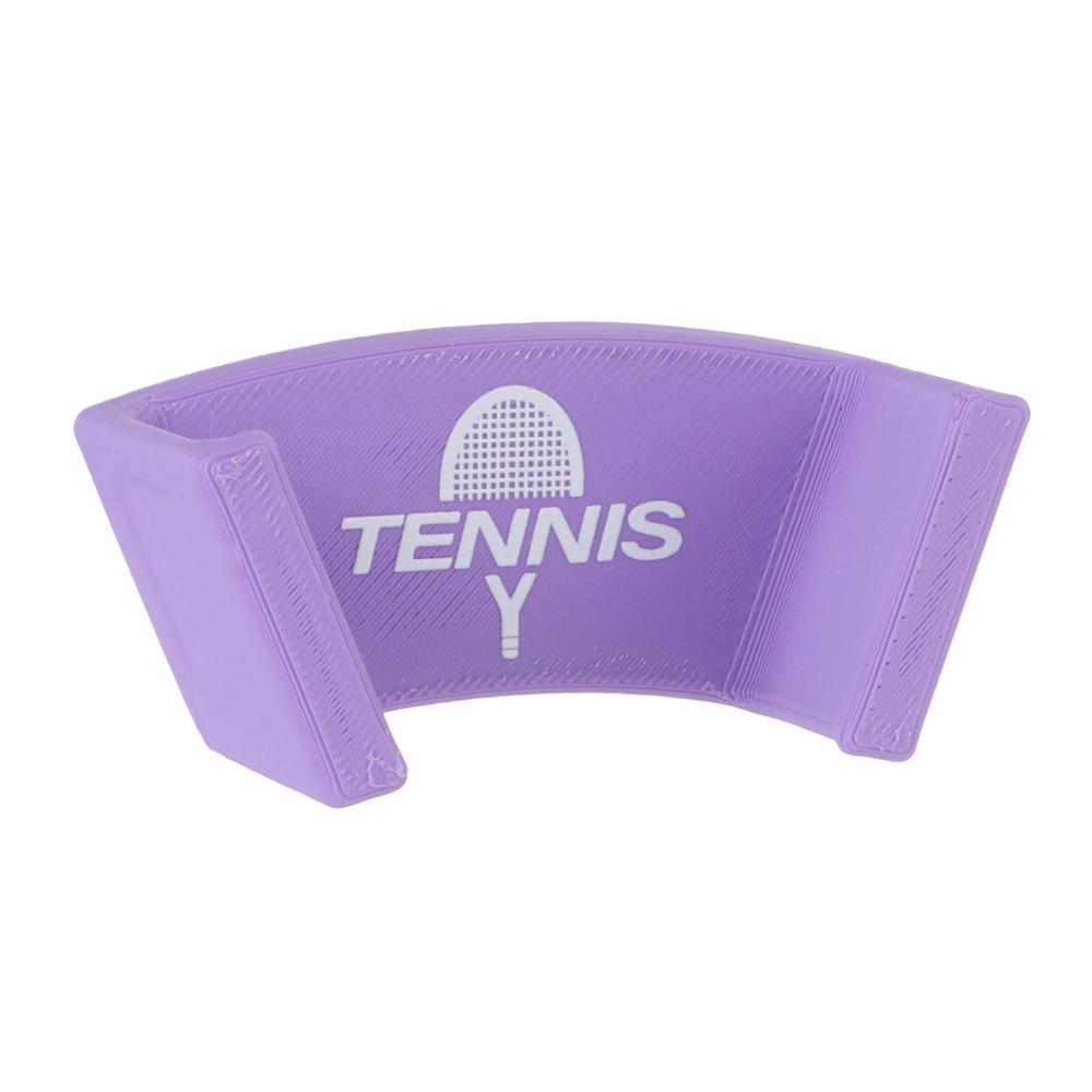 Wall Mounted Tennis Racket Wall Rack Self-adhesive Plastic Badminton Rackets Holder Punch-Free Durable