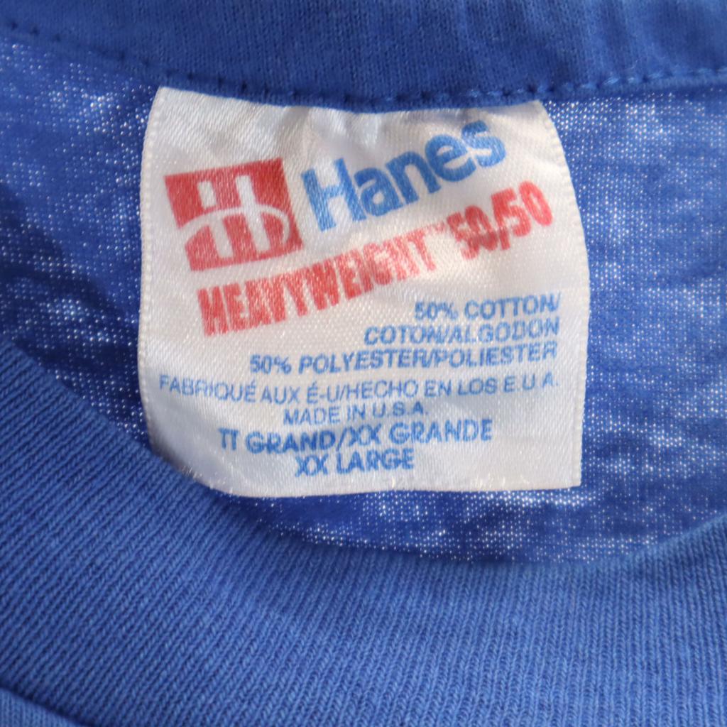 Hanes 90s Made in USA Old Turtle Print Short sleeve T-shirt Men's Used