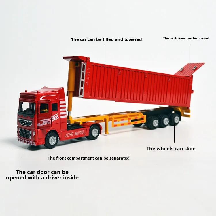 1:60 Alloy Heavy Duty Truck Tipper Model,Engineering Transport Vehicle,Original Packaging Gift Toys